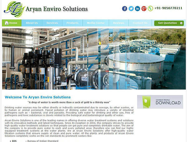 www.aryanenvirosolutions.com